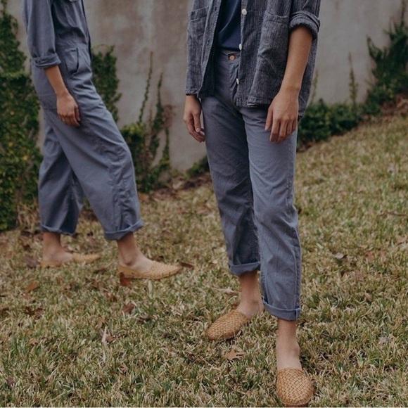 Esby Apparel NWT Shane Pant Marine Blue Size 30 Slim Straight Leg Cotton Twill - Picture 1 of 11